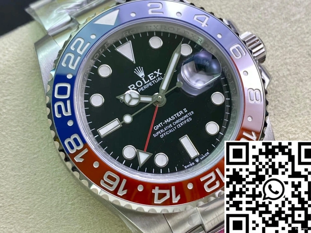 Clean Master Black Rolex II Factory M126710BLRO-0002 GMT Dial 1219